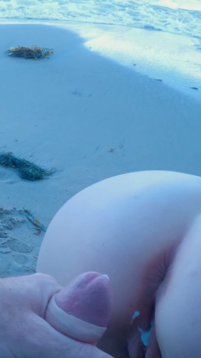 Stepson cheats with stepmom on the beach | Clip 2