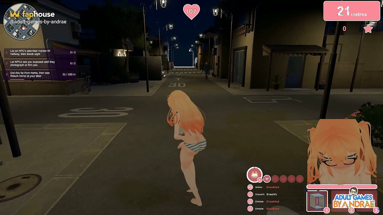 Project Exhibitionist Gameplay Part 1 Meet Ciel and Discover Her Secret