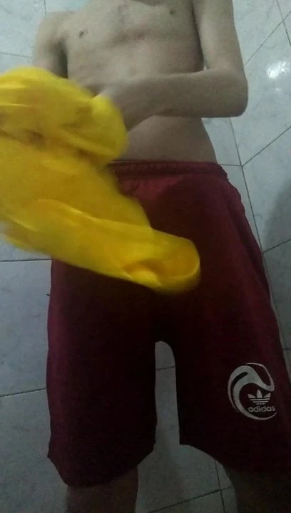 Sweaty boy after playing soccer masturbating part 1
