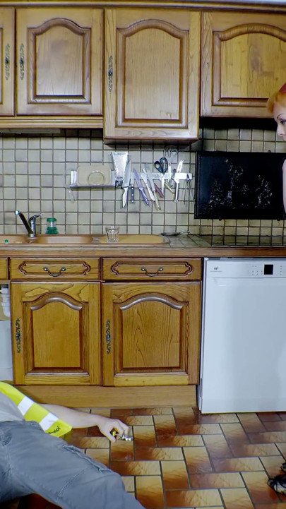 Brillitte Marilyn and Terry Kemaco in Chubby Redhead Mexican MILFs Kitchen Fuckfest