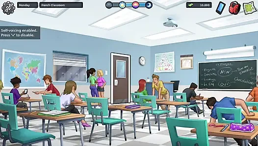 Летняя сага, 1-й день в колледже