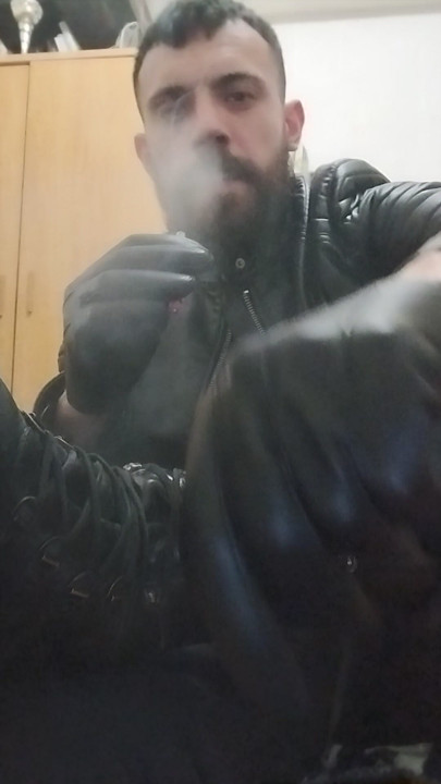 Master Smoking cigar