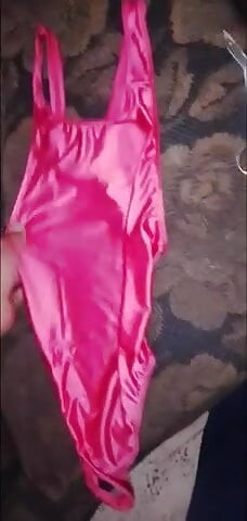 MY NEW PINK LEOTARD