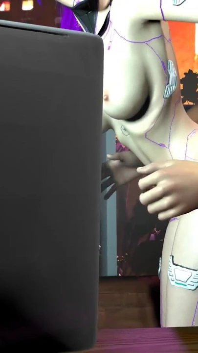 在办公室操他的新性爱机器人女孩 |剪辑 1