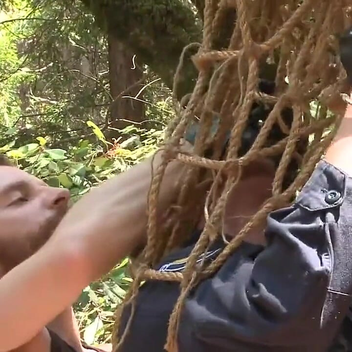 Officer Bullet - Ass Fucked and Edged in the Middle of the Woods
