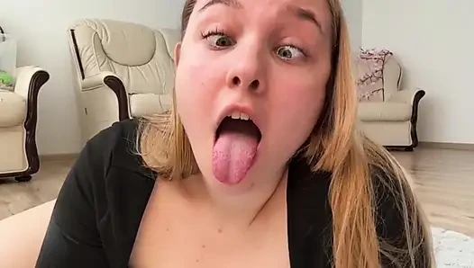 Jucielussie bouncing big natural tits