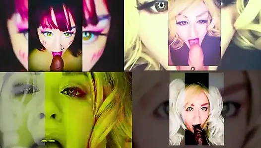 Tanrıça lana ateşli şehvetli dildo emme derlemesi 1