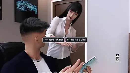 Колготки: босс трахает своих сотрудников в своей квартире, эпизод 7