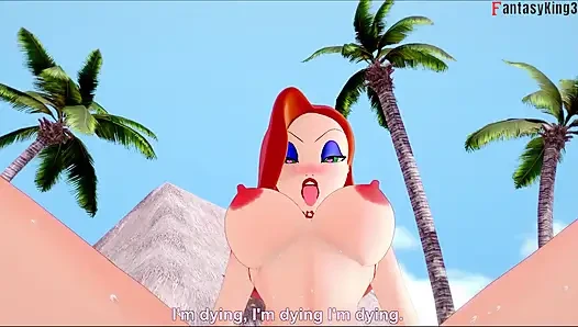 трахают горячую милфу Jessica Rabbit