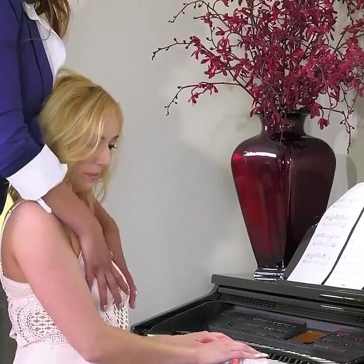 Trans Angels - Naughty Student Kate England Lets Her Piano Teacher Jessica Foxx Pound Her Tight Pussy