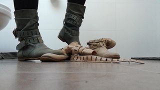 Laarzen vernietigen laarzen