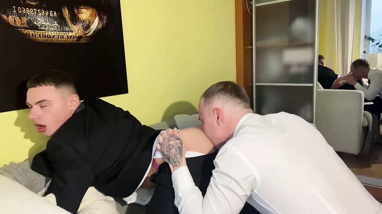 Eating a young tight asshole