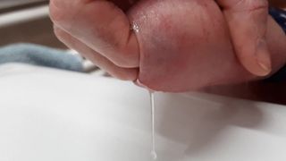fucking my forskin and precum