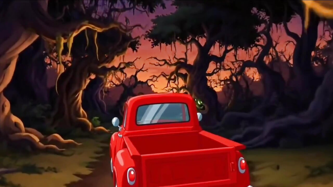 Estudante gosta de sexo em um acampamento Paródia de terror cartoon