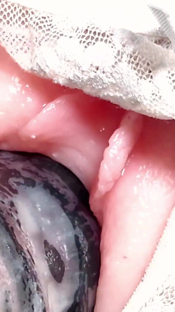 Captivating moment from "Super close up - virgin pussy first sex, the best close up - ASMR"
