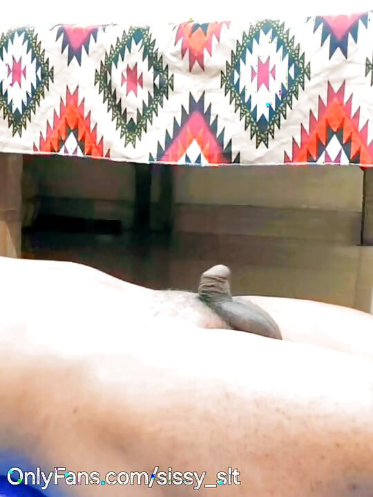 Impotent limp little clitty sissy webcam part 1