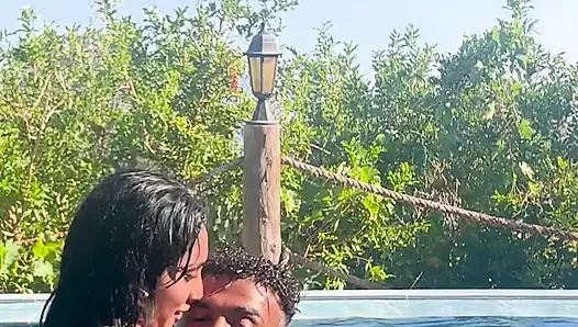 Being Unfaithful to My Husband with the Huge Cock Neighbor in the Pool Yasmina Khan