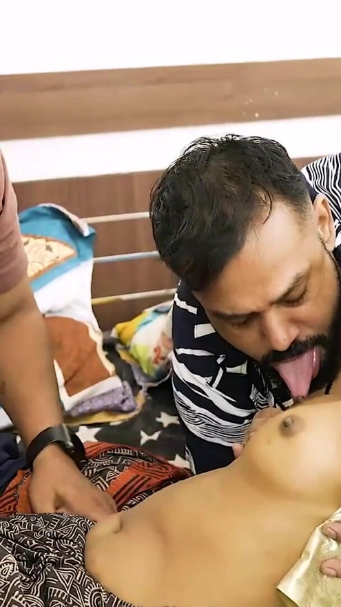 TWO HOSTEL FREINDS FUCKED HIS SEXY AND HOTTY SERVANT, HARDCORE THREESOME | Clip 1