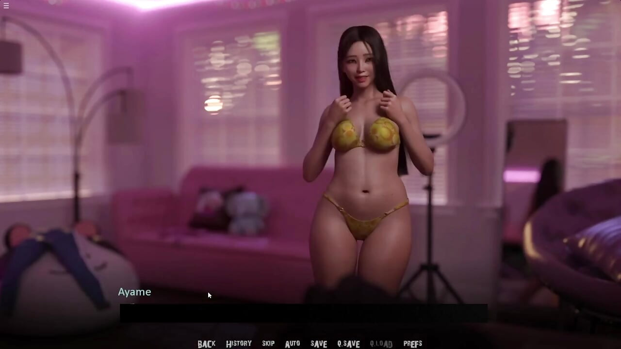 Japanese Stepsister Wearing Bikini And Rubbing Stepbro Cock