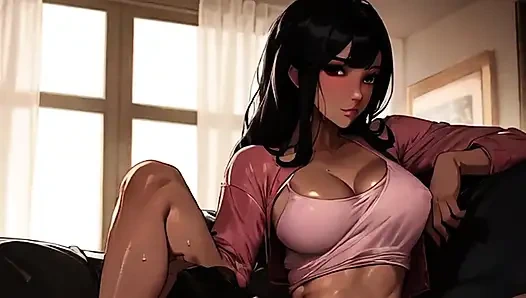 Spicy Toons, koreanische stieftochter lernt über großen schwarzen schwanz teil 1