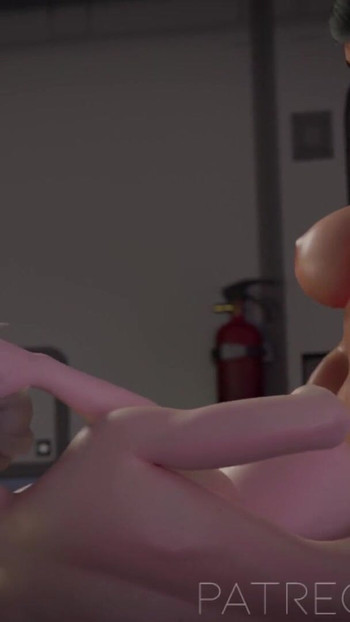 Key moment from "Crazy Overwatch futa gangbang - d.va gets fucked by OW futas"