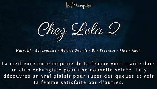 French Audio Story - You're free-using in the swingers' club with your wife