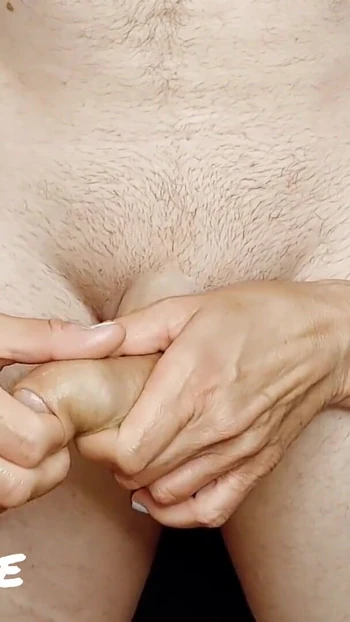 Thrilling moment from "British Dirty Talk Guide To Uncircumcised Penis Massage (Milking-time)"