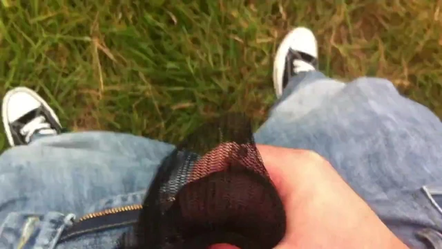 cheeky wank in girlfriends thong