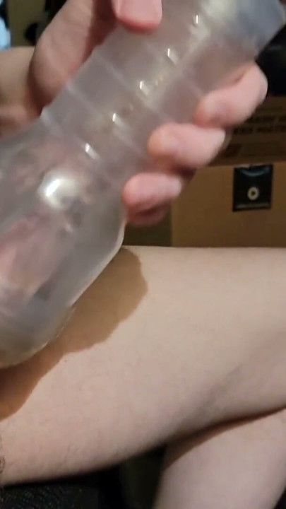 Fucking it like its your mom Stroking with my clear fleshlight | Clip 3