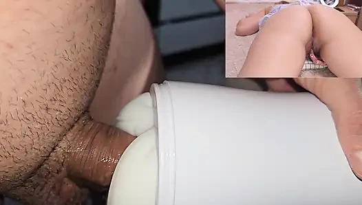 Webcamming with stepsister gone wrong! She let me masturbate watching her juicy pussy