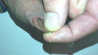 me peeing very close up foreskin closeup vorhaut piss