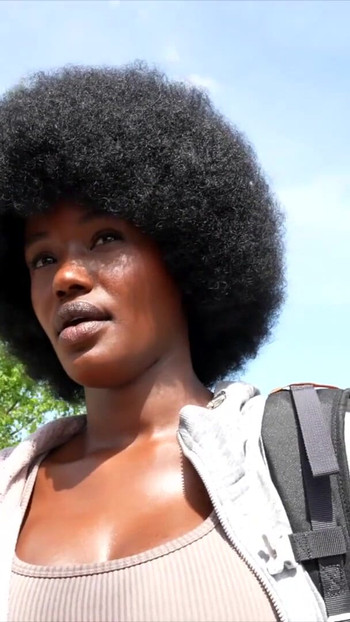 Memorable moment from "Czech Streets 152: Quickie with Cute Busty Black Girl"