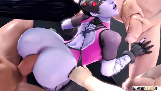 Threesome sex with Widowmaker and more Overwatch heroes