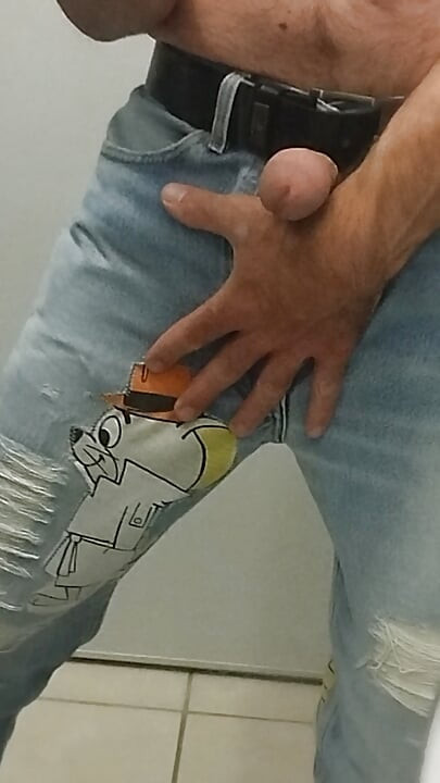 Denim farkkujen masturbaatio
