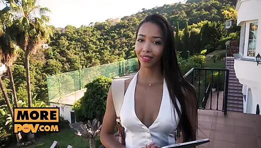 Naughty Realtor Lia Lin Fucks You to Get the Sale