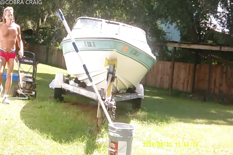 9-21-26 COBRA STARTS THE BOAT THE WHOLE TIME BIT CH ING THE LADY NEXT DOOR IS A HI IQ MORON AND THE LOVE BUGS.