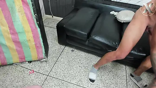 Duvara hızlı bir seks - yumuşak penetrasyon yok