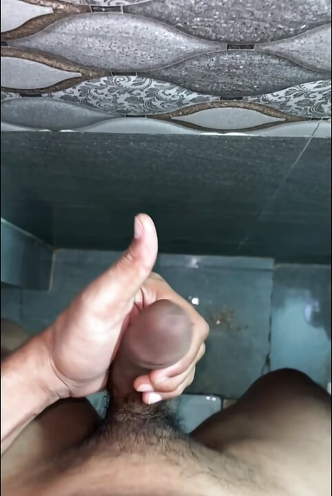 Bathroom Spit On dick hardcore masterbation