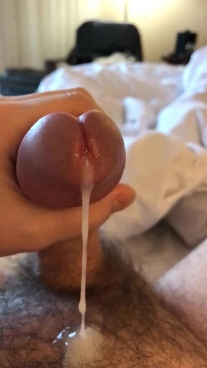 Slow motion slow cum
