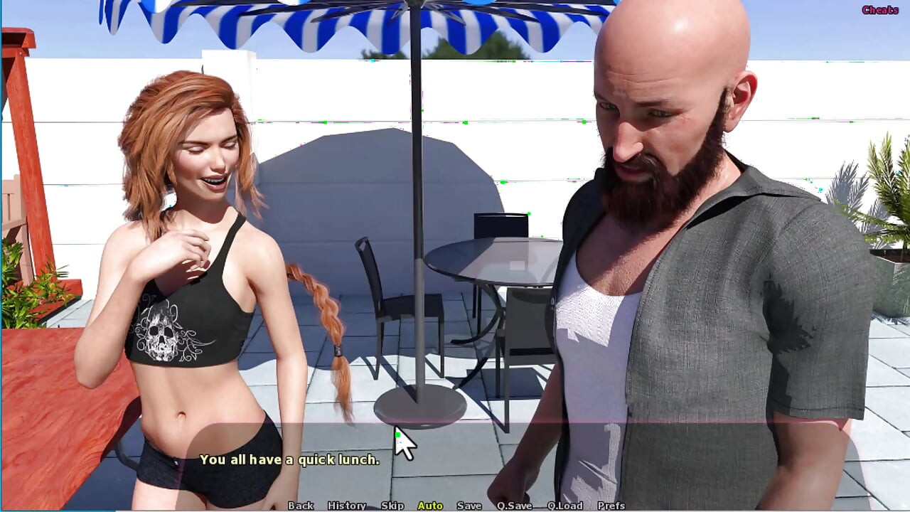 Haley Story # 11 - Haley le dio a Johannes un trabajo de pies en el baño ... Diane y Johannes tuvieron un momento.