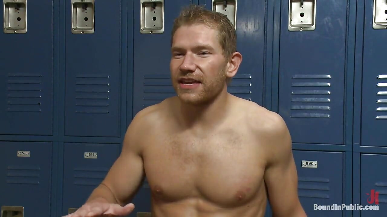 Loudmouth Gym Freak Fucked and Pissed on in Boxing Gym Locker Room