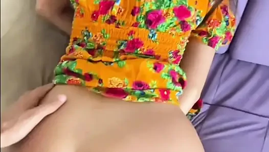 Rough Creampie Fuck - Submissive Teen Fucked in Her Kitchen Yoya Grey