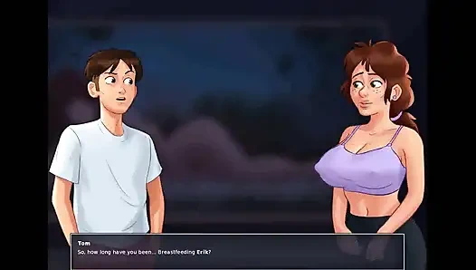 Yaz mevsimi efsanesi: orta yaşlı seksi kadınla striptiz pokeri oynuyor bölüm 170