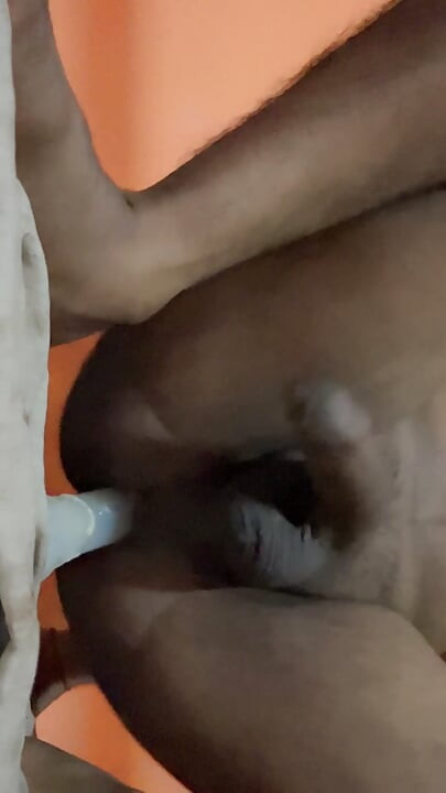 Fucking my virgin ass with a 7 inch big toy hardcore orgasm