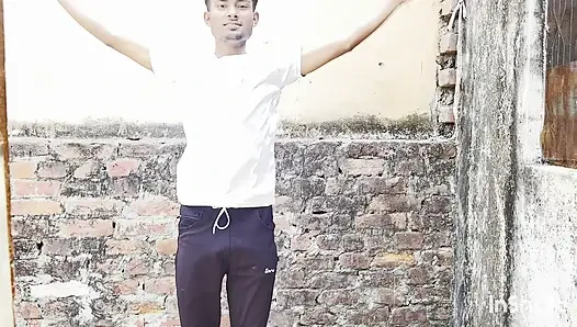 Indian boy masterbation in a room with his big dick