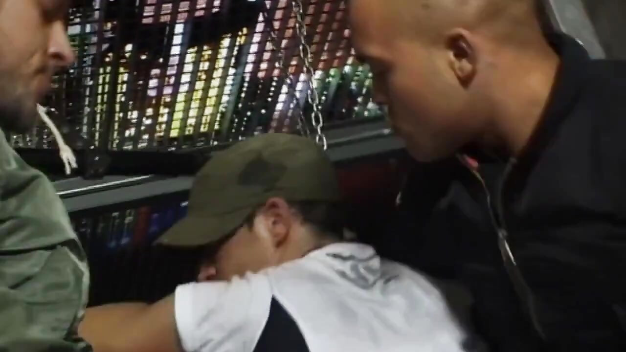 Hard fuck with bad boys fetish outfits