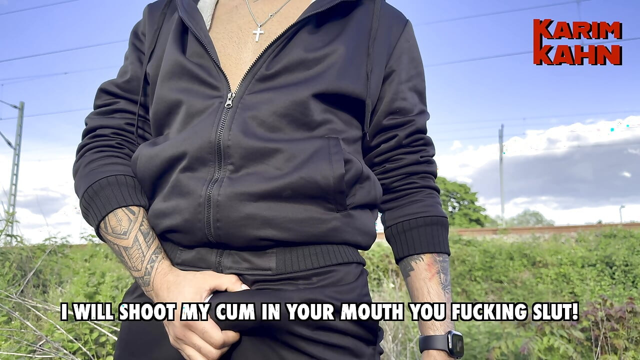 Jacking My Thick Arab Dick Outdoors
