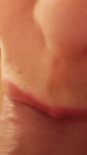 Close-up of her mouth filled with | Clip 1