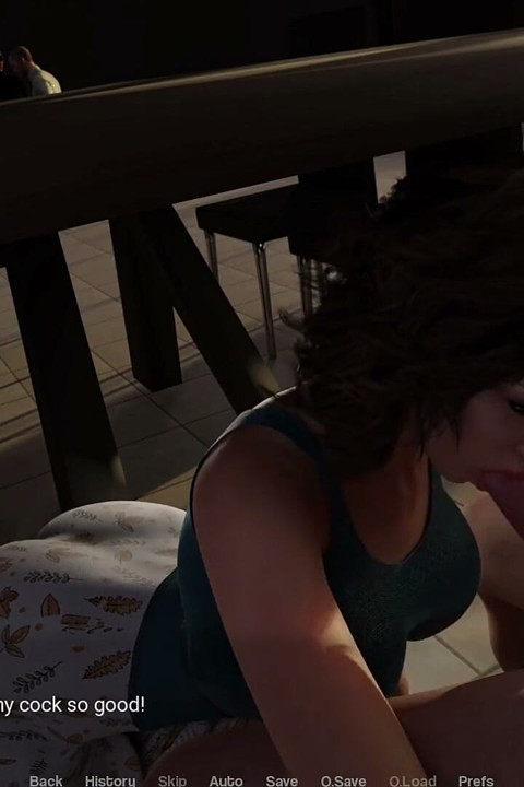 Away From Home 40 - Liam Fucks Lily and Gets Blowjob From Sophia Under the Table