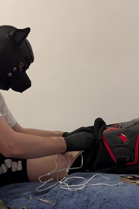 Twink in Mx Gear Gets Tormented
